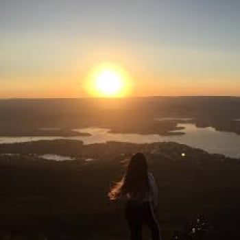 POR DO SOL NO MIRANTE MORRO DO CHAPÉU (PASSEIO DE 4X4)